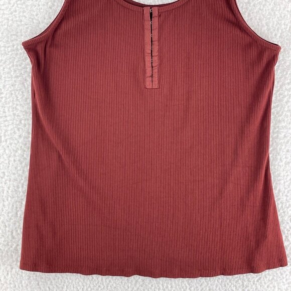 Torrid Brown Ribbed Tank Top Womens‎ Sleeveless Pullover Stretch Plus Size 3X - Picture 3 of 13